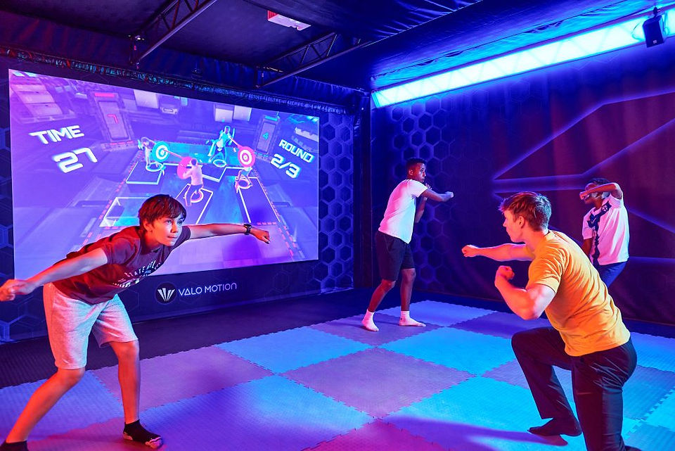 group of teens in the valo arena