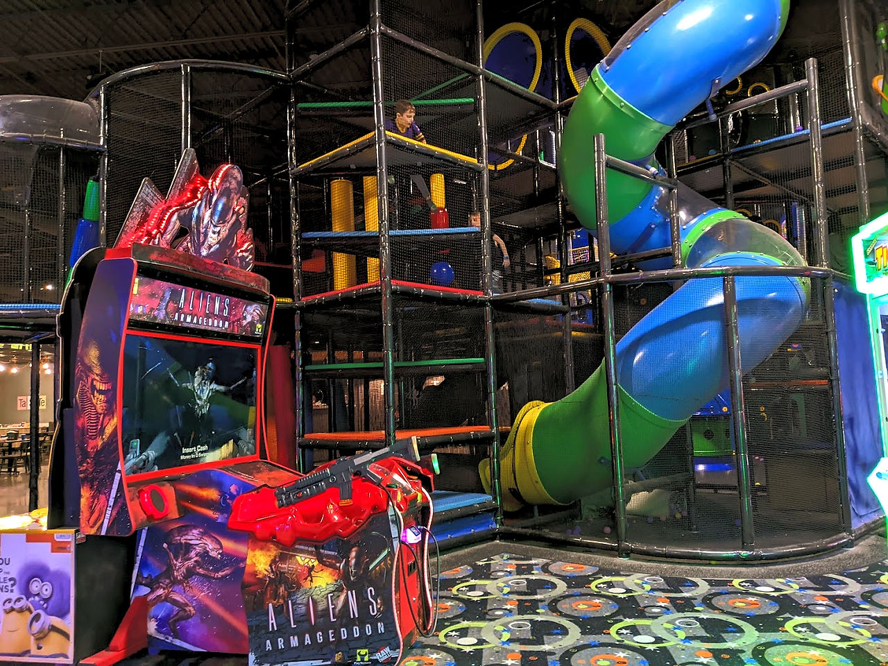indoor playground at the fun lab