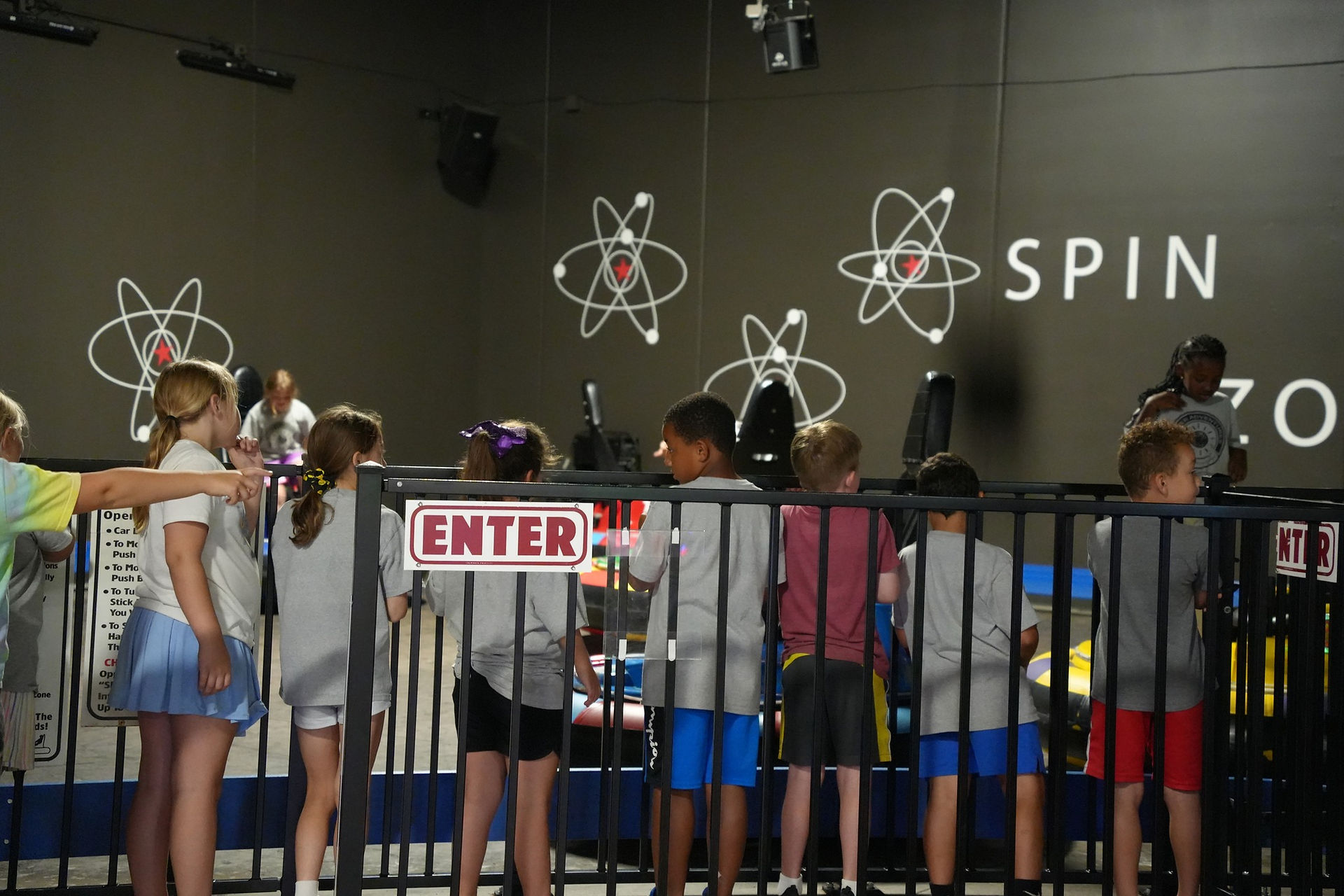 group of kids at the fun lab