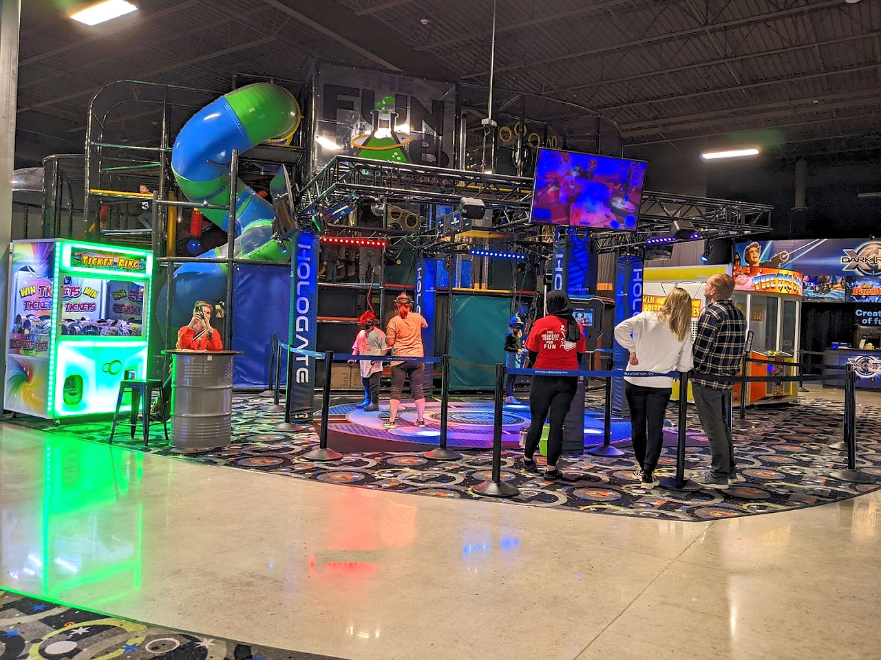 indoor playground at the fun lab