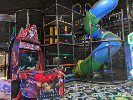 indoor play structure at the fun lab
